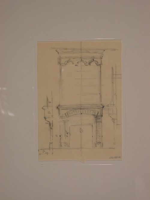 Drawings relating to Chateau de Lanchneil (?) - chimney detail