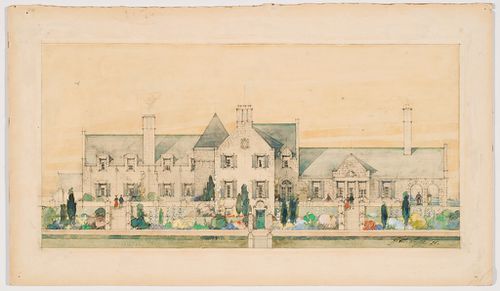 Elevation for Dalley residence, Ancaster, Ontario