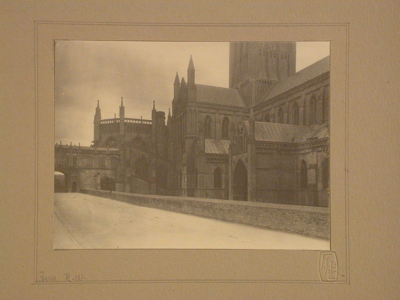 Wells Cathedral from the northwest, Wells, England