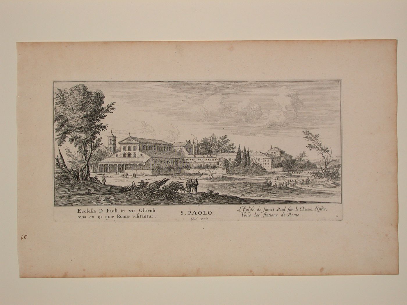 A view of San Paolo, Rome