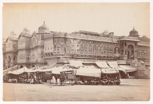 View of the Maharaja's College, Jeypore (now Jaipur), India