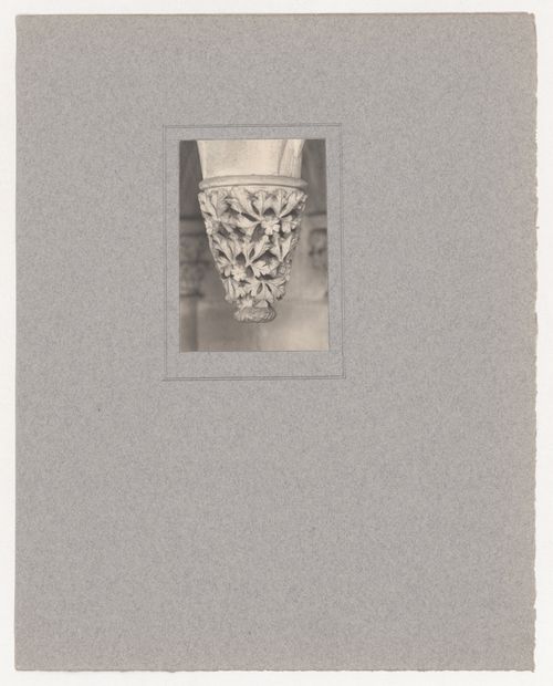 Plate from portfolio ''York Minster Chapter House''