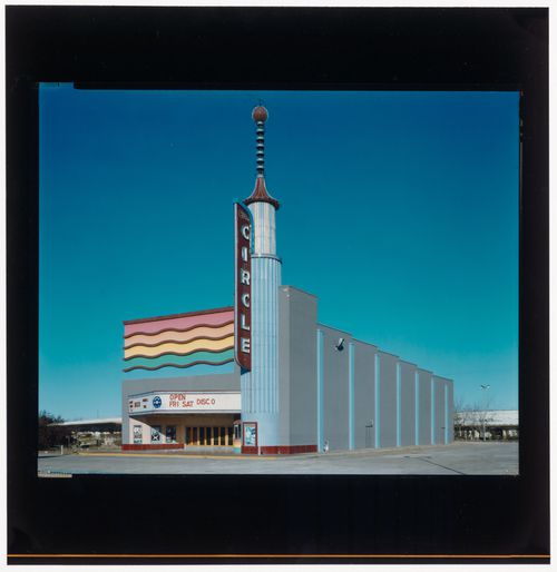 Circle Theatre, now a Disco. Dallas, Texas. 1979.