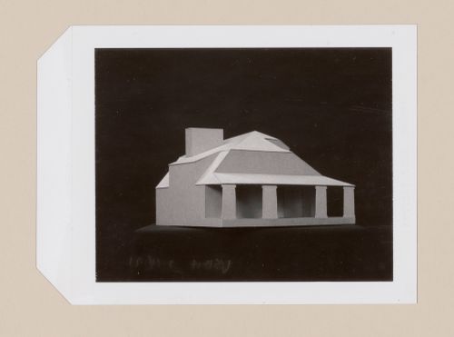 Study model for the Hanks-Paré Residence, Tuxedo Park, New York