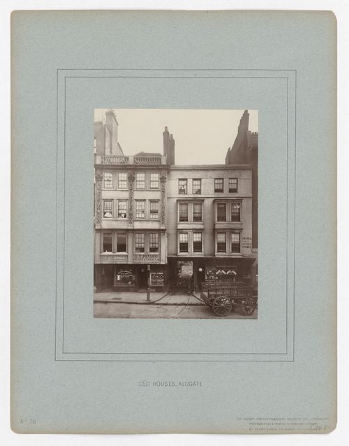 Old houses, Aldgate