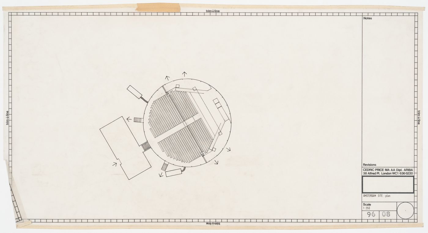 Plan for Hair Tent, Amsterdam site