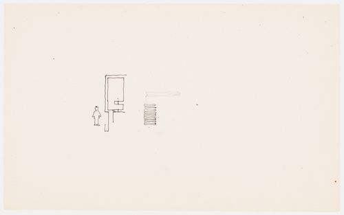 Detail sketches for House I (Barenholtz Pavilion), Princeton, New Jersey