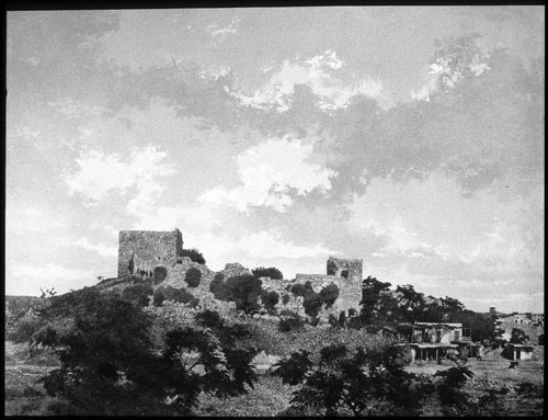 View of an archeological site near the Dead Sea, Israel