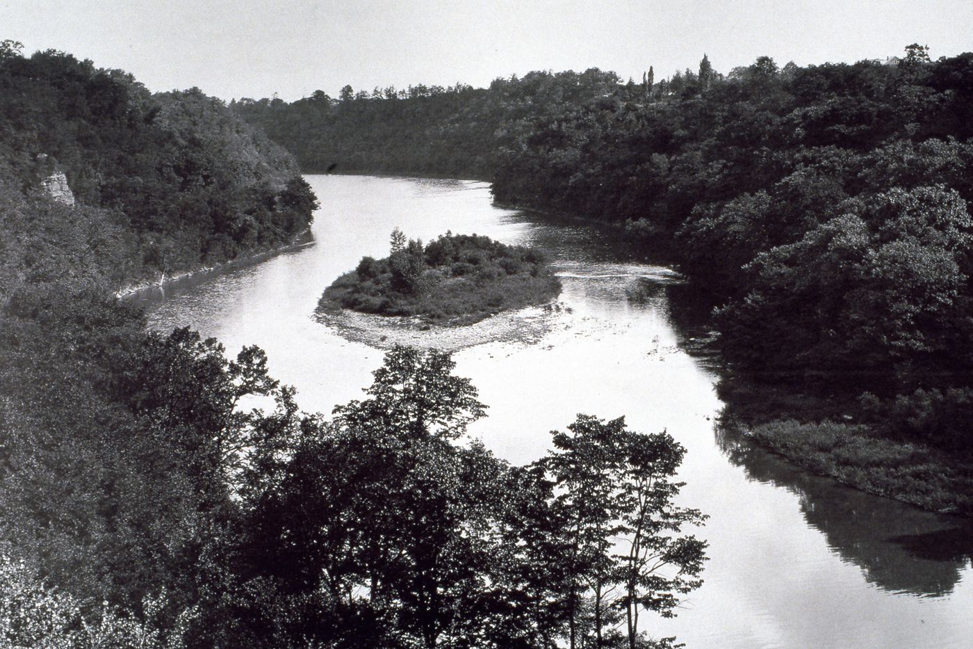 Photograph of a river for research for Olmsted: L'origine del parco urbano e del parco naturale contemporaneo