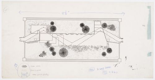 London Zoo Aviary, Regent's Park, London, England: landscaping plan