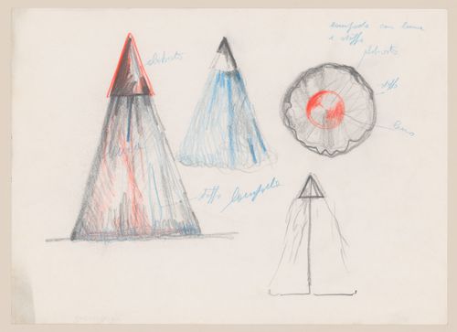 Sketches for Cone table project