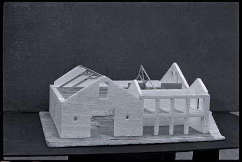 View of model for Casa J. M. Teixeira, Quinta do Forno, Briteiros - Guimarães, Portugal