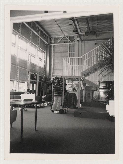 Interior view of Inter-Action Centre double main hall