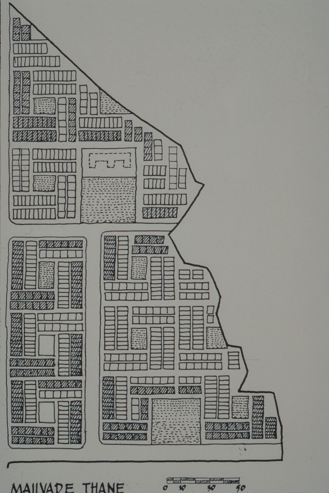 Site plan of Majivade Thade, India