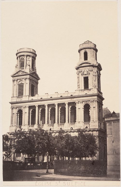 Plate from album ''Buildings, parks and streets of Paris, Versailles and environs, France''