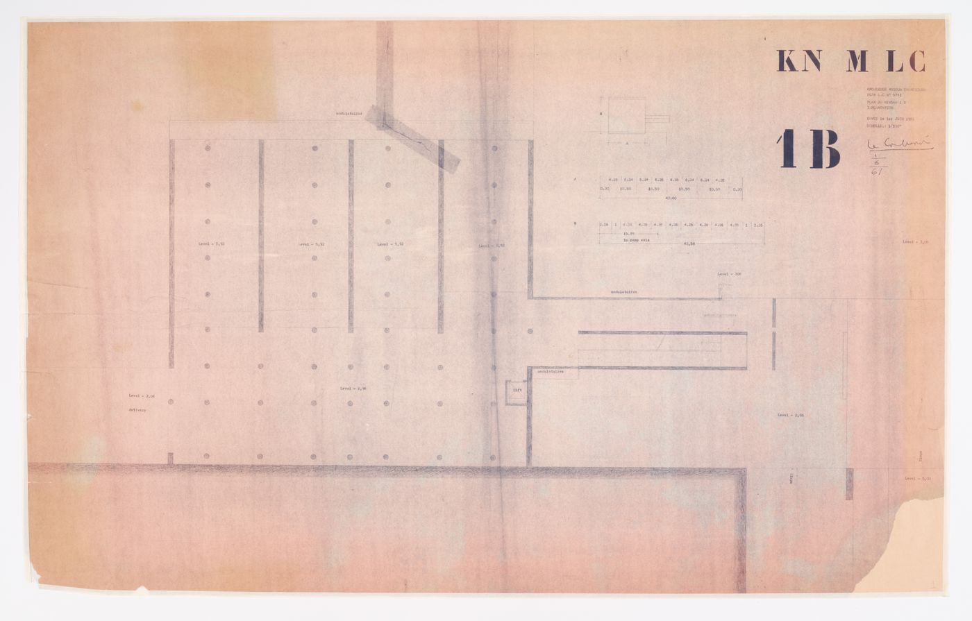 Floor plan for the Museum of Knowledge in Chandigarh, India
