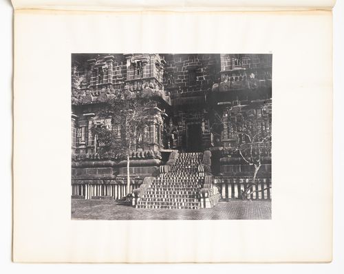 Tanjore. Great pagoda, side entrance to the interior of the bimanum