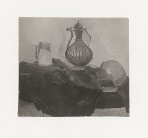 Photograph of a painting, possibly by one of Klutsis' students