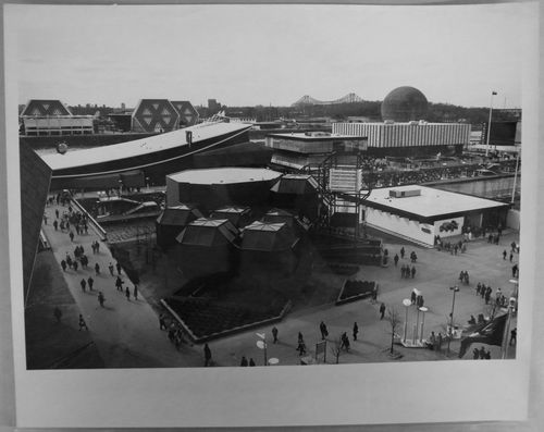 Partial view of the Île Notre-Dame site, Expo 67, Montréal, Québec