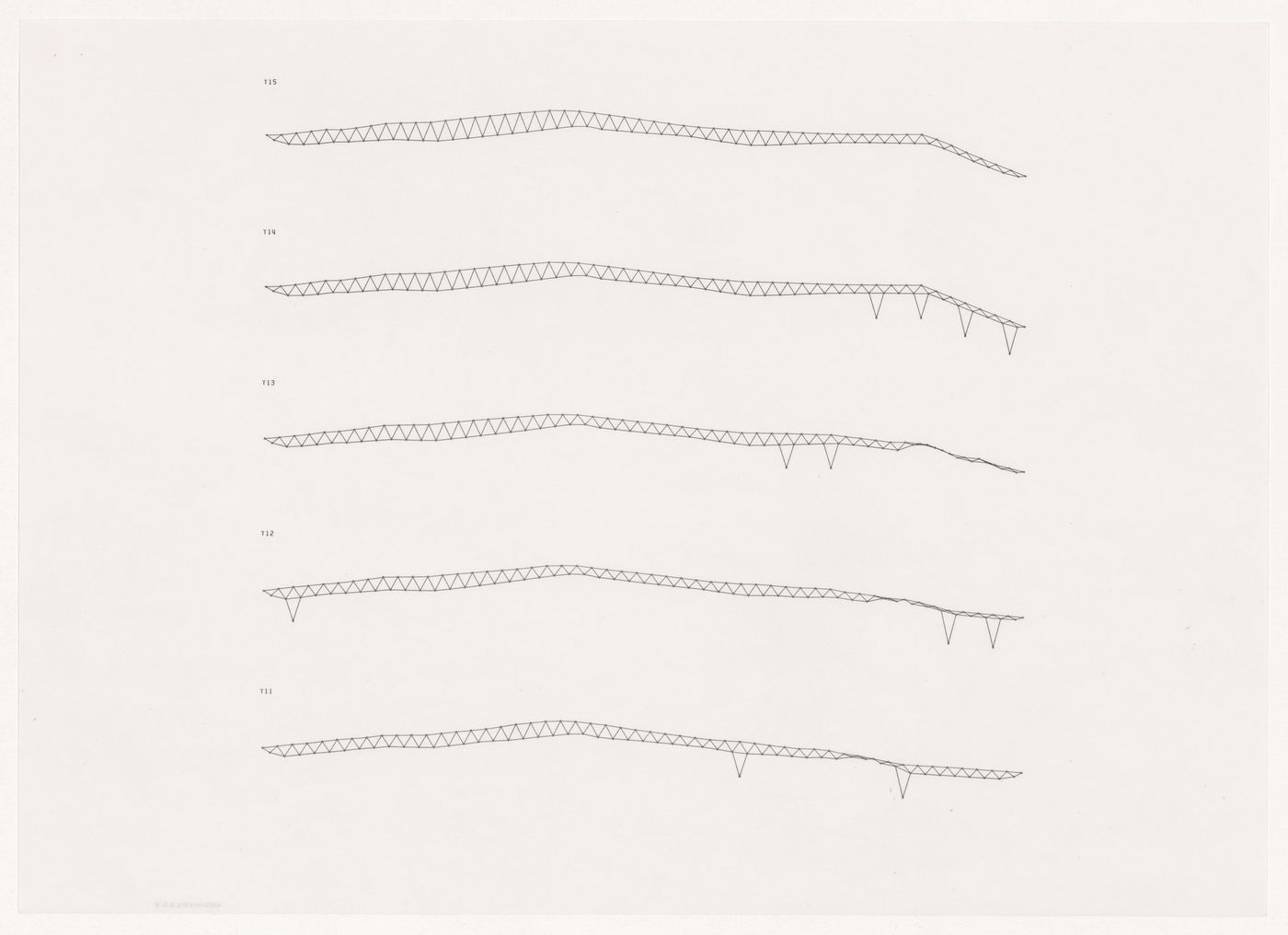 Roof sections for Odawara Municipal Sports Complex, Odawara, Japan