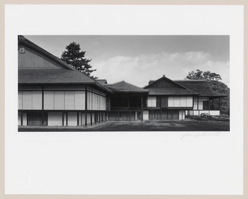 View of the Shoin complex showing the Old Shoin, the Middle Shoin and the New Palace (also known as the New Goten), Katsura Rikyu (also known as Katsura Imperial Villa), Kyoto, Japan