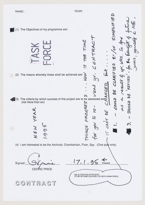 Task Force: message for Task Force students regarding contracts