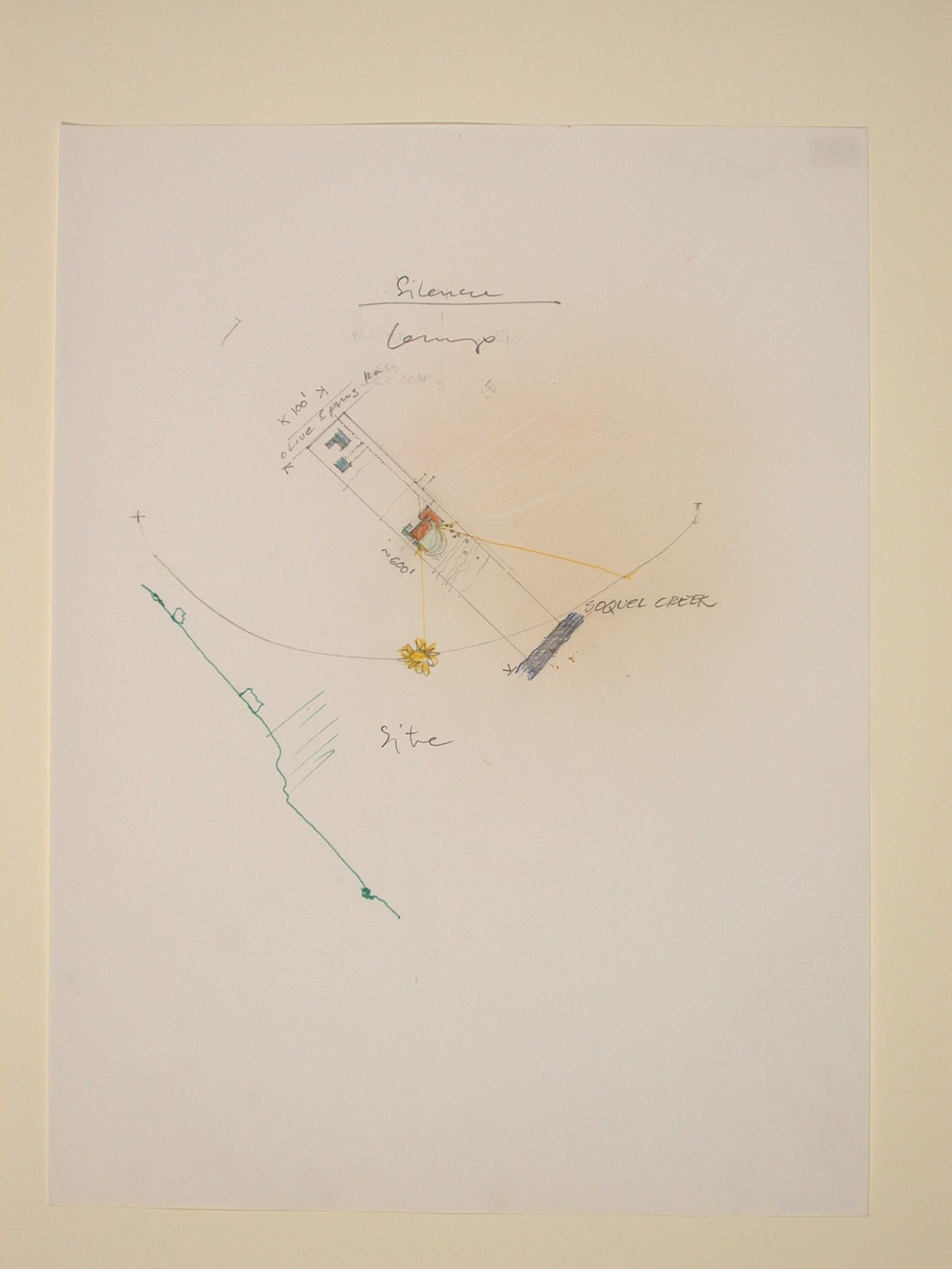 The Nofamily House - site plan