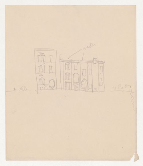 Sketch elevations of buildings, Chicago