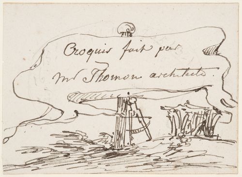 Frontispiece for Sixteen Sketches of Real and Imaginary Sites in Italy