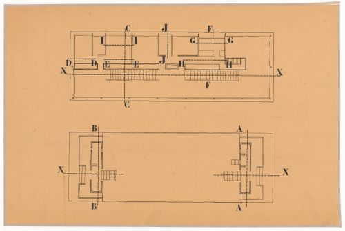 Floor plan for Casa sobre el arroyo, Mar del Plata, Argentina