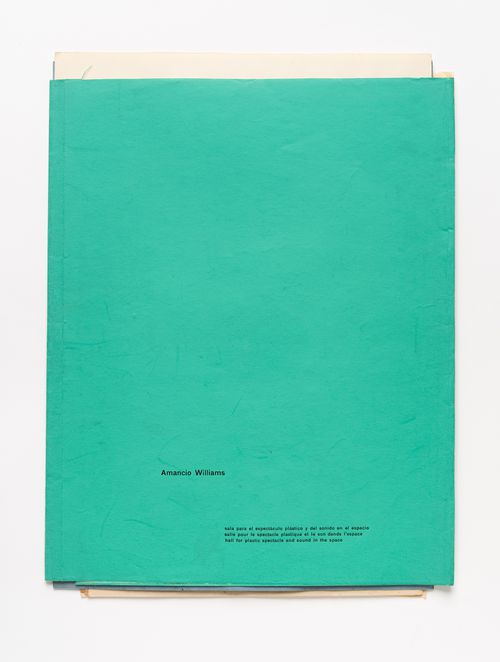 Folder for Sala para el espectáculo plástico y el sonido en el espacio, Córdoba, Argentina