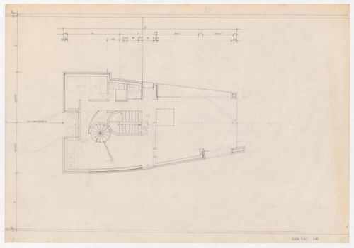 Level one floor plan for Casa Fernando Machado, Porto, Portugal
