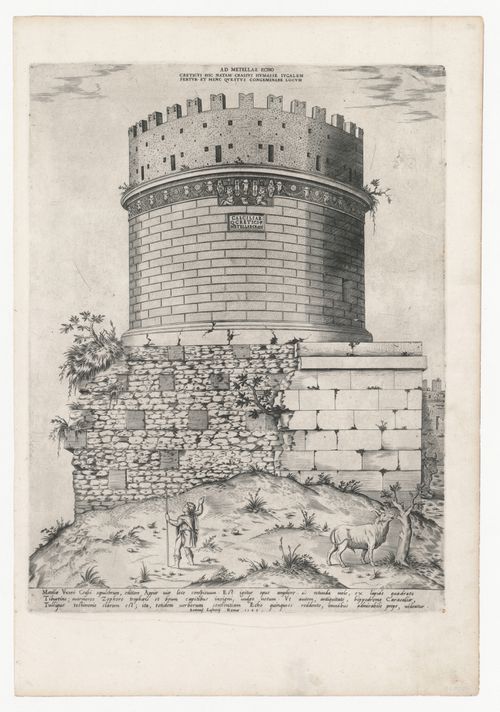 Perspective of the Mausoleum of Cecilia Metella, Rome