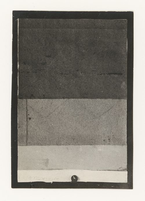 Photograph of a student model by A. Shukhin on the topic "Horizontal and Vertical Division of Surface" for the "Space" course at the Vkhutemas (Higher State Artistic Technical Studios), Moscow