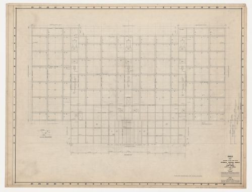 Toit principal : plan, Imprimerie Nationale du Canada, Hull, Québec, Canada