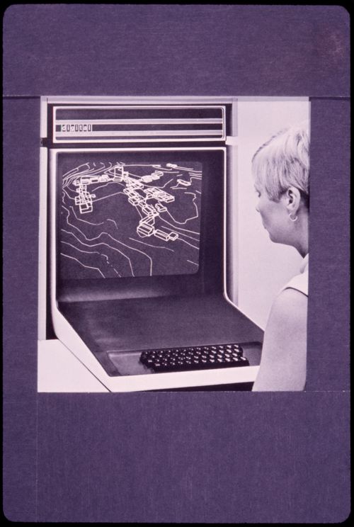 View of ARK Two monitor and keyboard