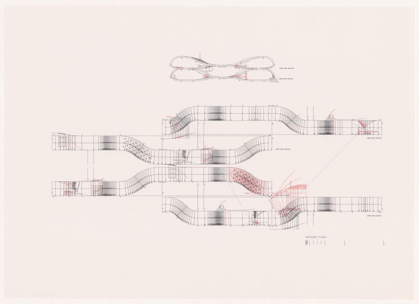 Plan and elevation for Virtual House, Berlin, Germany