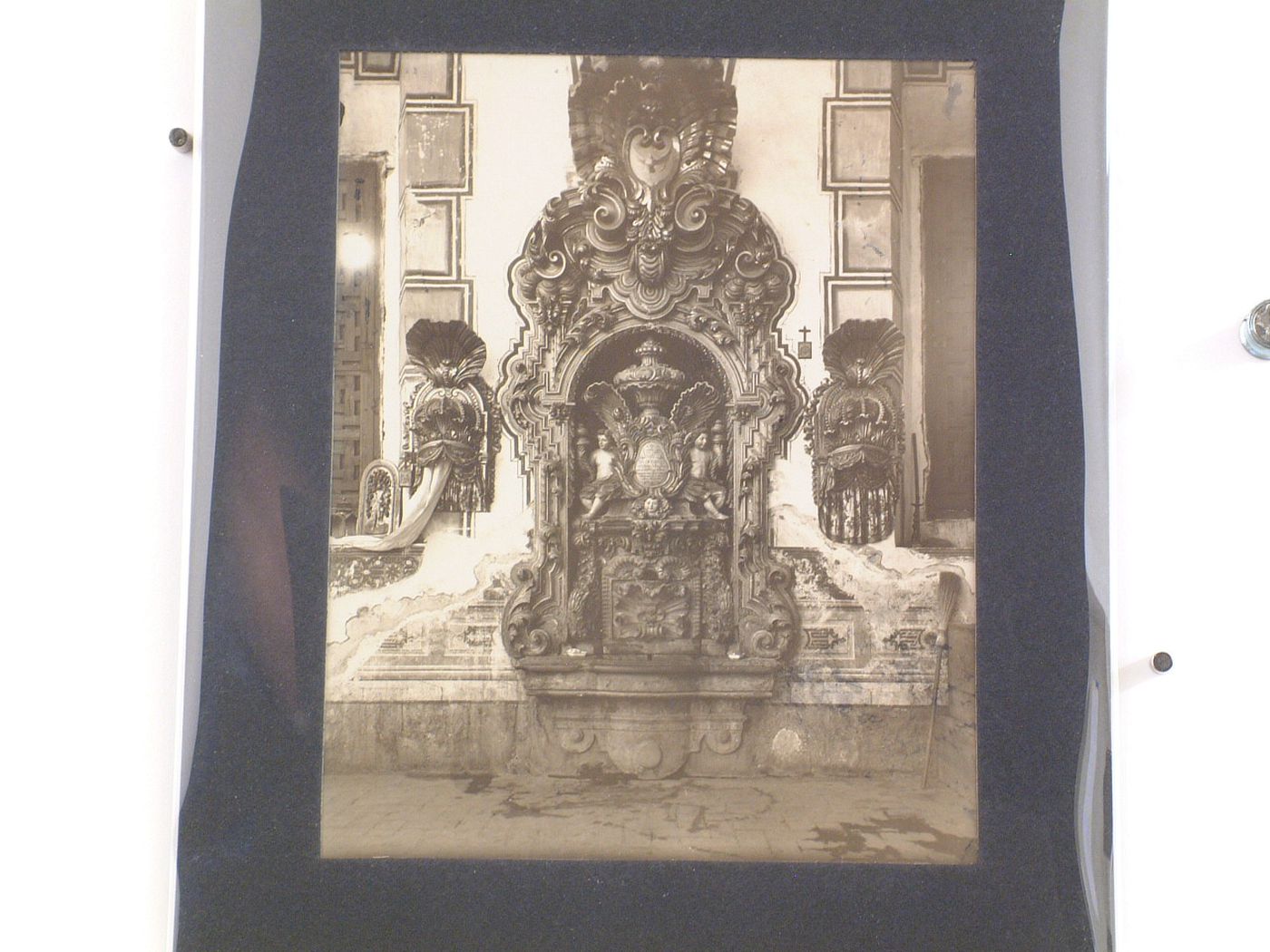 View of the lavabo in the sacristy of the Church of Santa Rosa, Convento de Santa Rosa de Viterbo, Querétaro, Mexico