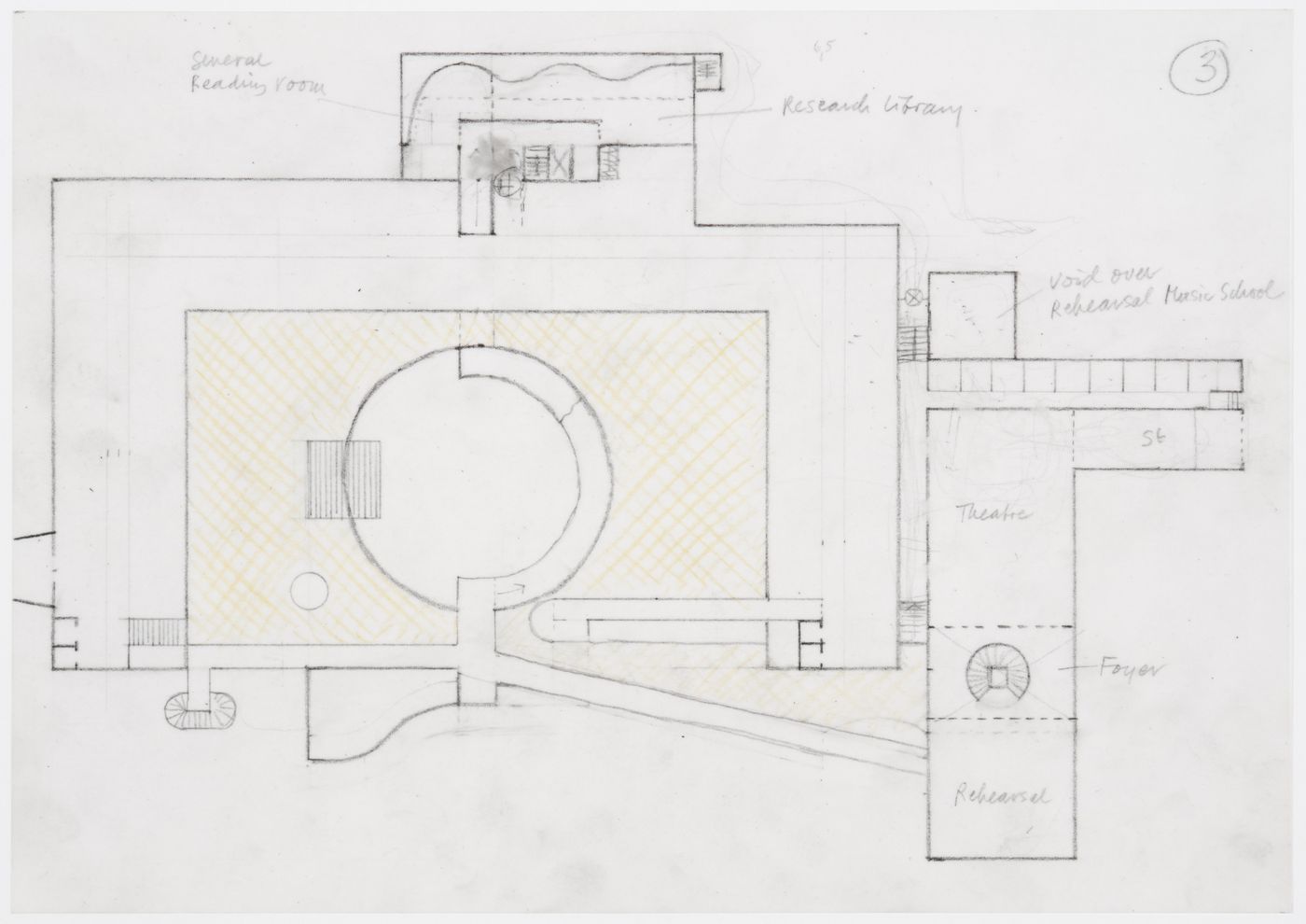 Staatsgalerie, Stuttgart, Germany: Sketch plan