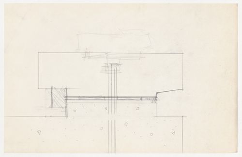 Sectional detail for the Metallurgy Building, Illinois Institute of Technology, Chicago