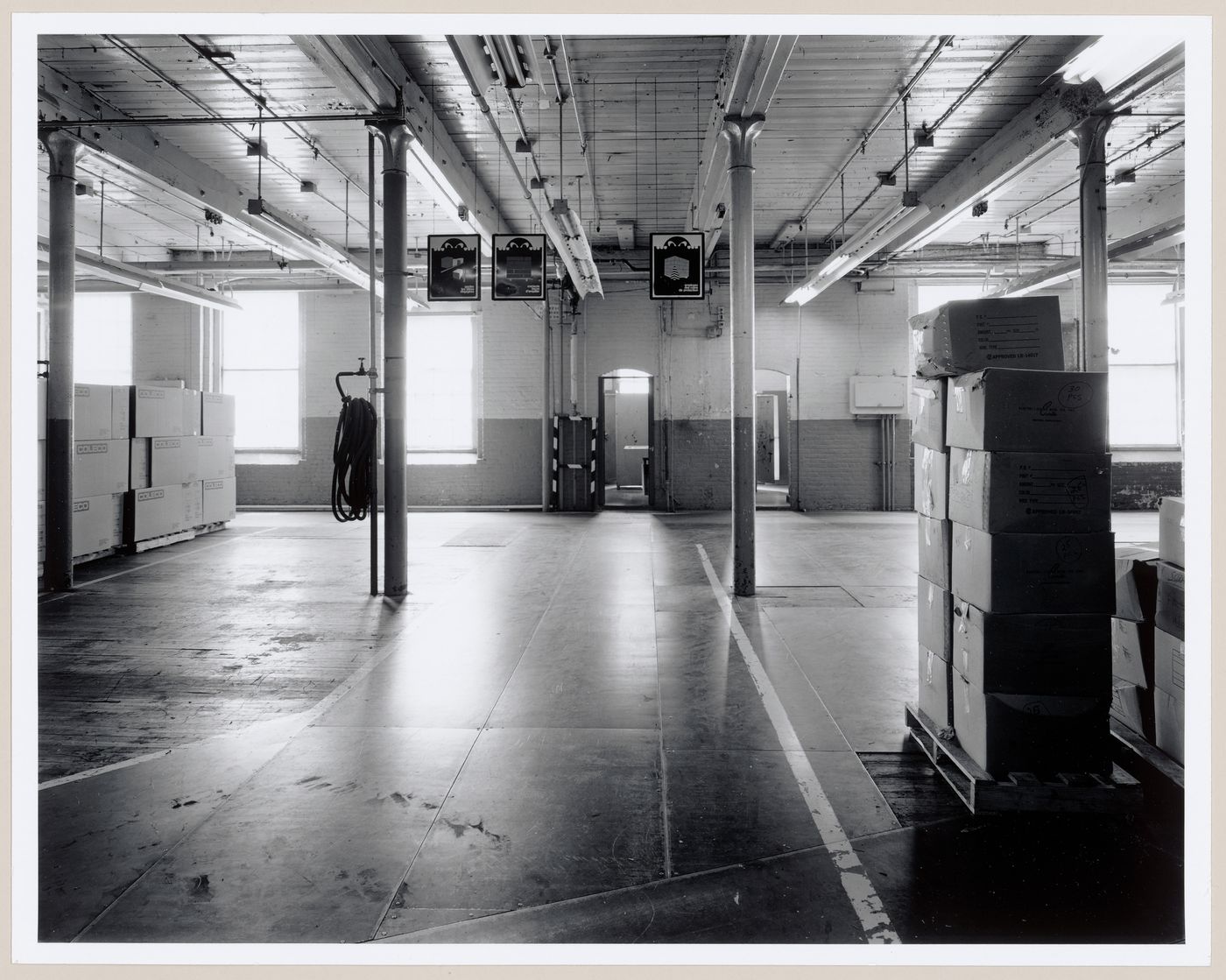 Interior view of the main floor of the Coleco Building (formerly the Merchants Manufacturing Company Building), Montréal, Québec