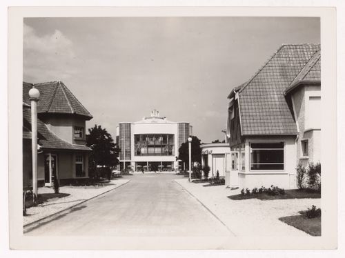View of the Palais de l'Artisanat and buildings, 1937 Exposition internationale, Paris, France