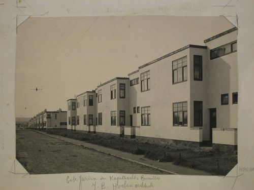 Cité jardin du Kapelleveld à Bruxelles. J.F. Hoeben architecte.