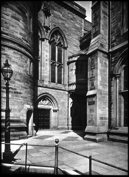 Plate from album ''University of Glasgow, Old and New''