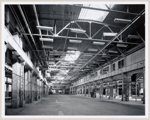 Interior view of the main floor of the Canadian Switch & Spring Company Building, Montréal, Québec