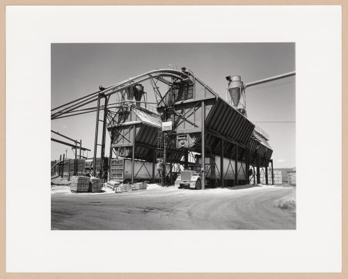 Jack pine chip bin, Great West Timber Ltd., Thunder Bay, Ontario, from the series The Forms of Canadian Industrial Architecture