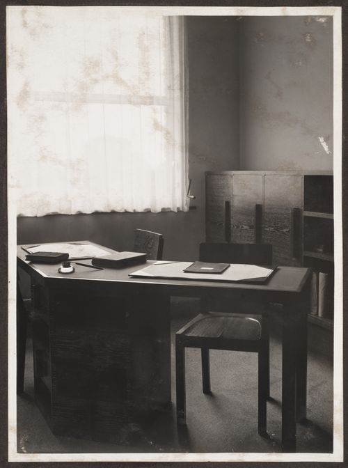 Vue de la salle d'études, Villa Cavrois à Croix, France
