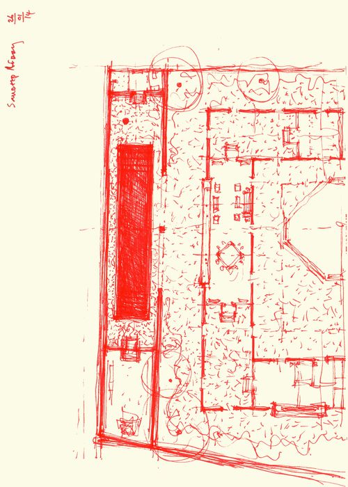 House in Chennai : sketch plan