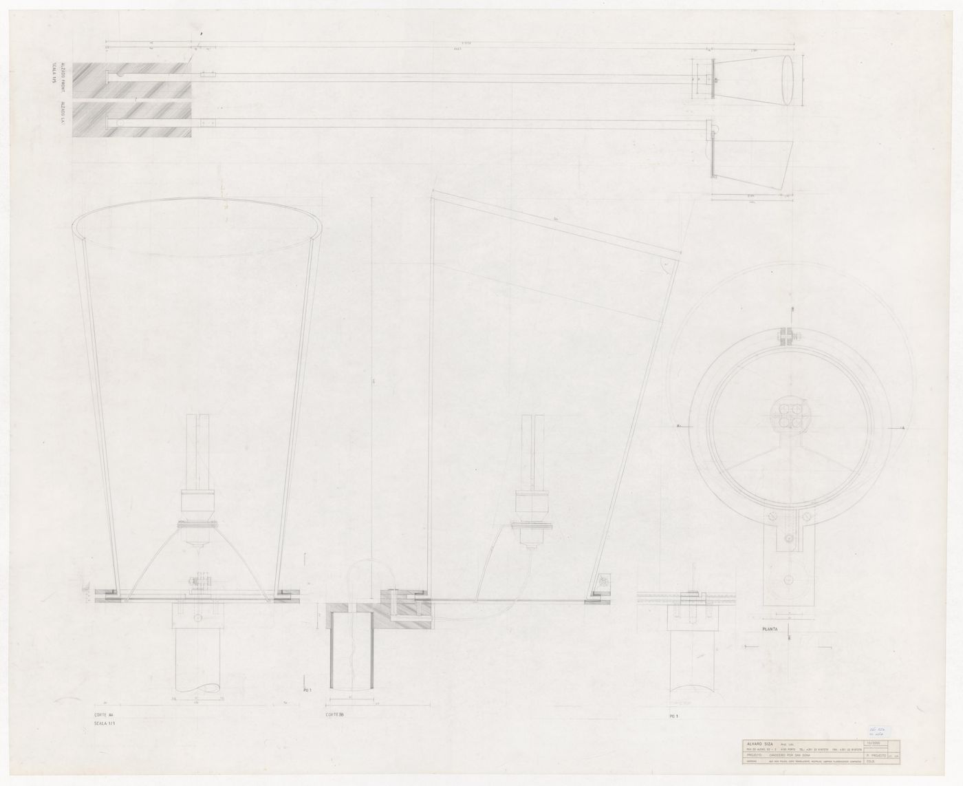 Lamp details for Laboratório Showroom Habitação Dimensione Fuoco, San Donà di Piave, Italy