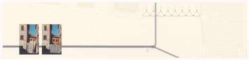 Drawing for Fabric House, Karl: An Architectural Narrative, Rome, Italy